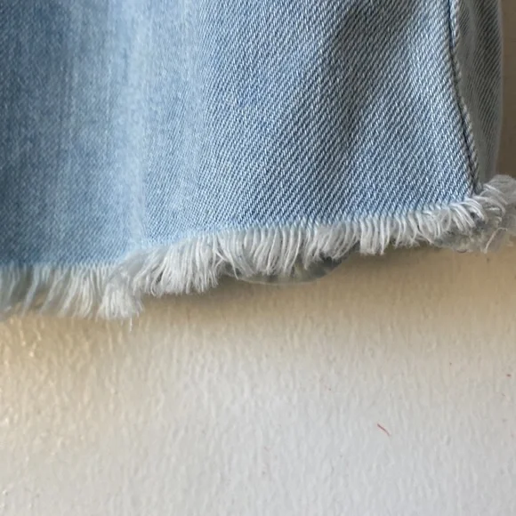 Elwood Large Denim Raw Edge Hoodie - Picture 8 of 12